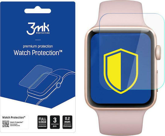 3MK ARC+ Screen Protector pentru Apple Watch 38mm 3buc