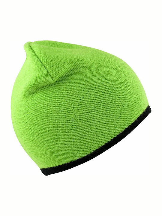 Result Beanie Frauen Wendbar Beanie Gestrickt Lime/Black