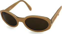 Swing 518 Sunglasses Beige with Acetate Frame & Black Lens