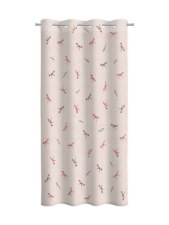 Saint Clair Kids Grommet Top Curtain Grace Pink 1752030120001 160x240cm