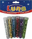 Luna Χρυσόσκονη Glitter Πολύχρωμη 6gr Σετ 6τμχ