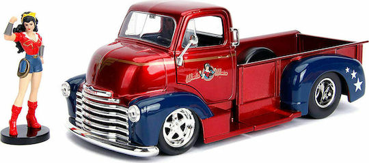 Jada Toys DC Comics Femeia Fantastică Bombshells - Chevy Coe Pickup 1952 Femeia Fantastică Vehicul Replică în Scară 1:24