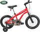 Land Rover Licensed 14" Kids Bicycle BMX Red