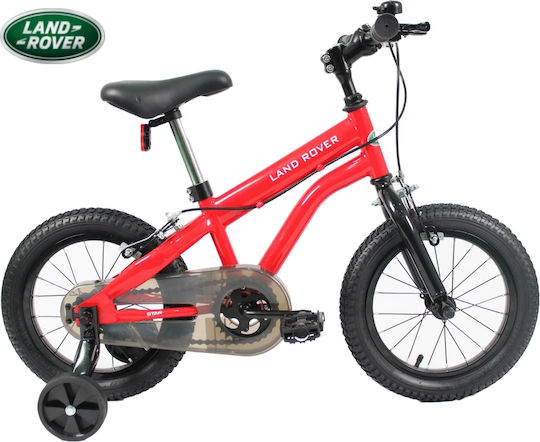 Land Rover Licensed 14" Kids Bicycle BMX Red