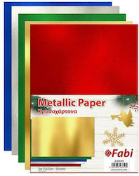 Fabi Cardboard Χρυσοχάρτονα Block 10 Sheets 25x35cm