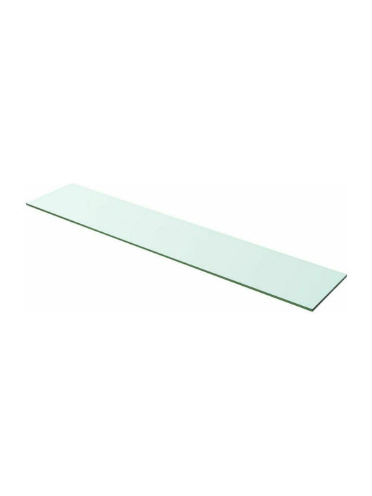 Shelf Wall Transparent 100x20x0.8cm