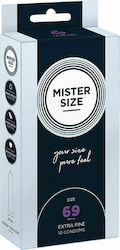Mister Size Προφυλακτικά Extra Fine Size 69mm 10τμχ 69mm Natural