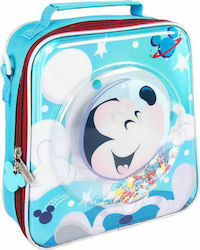 Cerda Mickey Confetti Geantă de prânz de umăr Albastru deschis 22x8x23cm