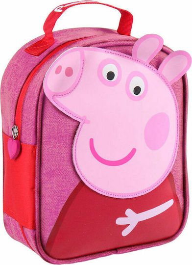 Cerda Peppa Pig School Hand Lunch Bag Pink Peppa Pig 19 x 8.5 x 23cm