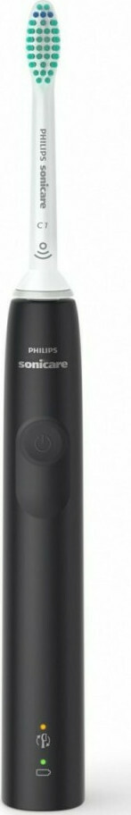 Philips Sonicare 3100 Ηλεκτρική Οδοντόβουρτσα με Χρονομετρητή και Αισθητήρα Πίεσης Black (HX367114)