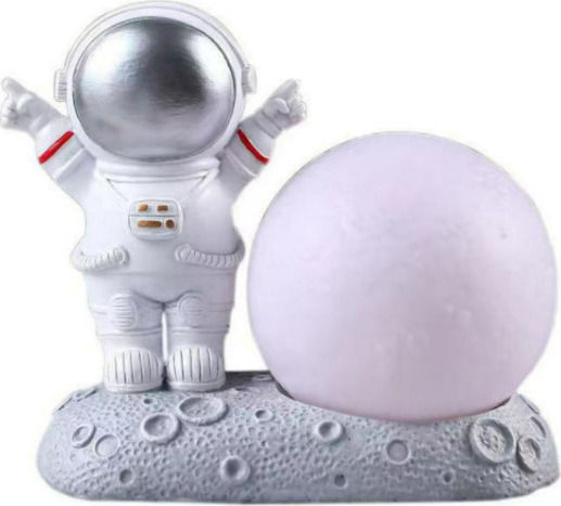 Dekorative Lampe Astronaut Gray
