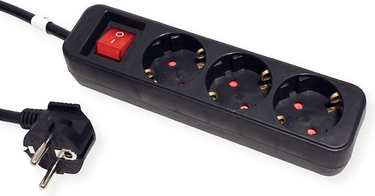 Roline Power Strip 3 Positions with Switch and Cable 1.5m
