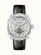 The Michigan Men's Watch 45mm Chronograph Automatic with Black Leather Strap