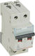Legrand Automatic Circuit Breaker 4A Double-pole AC 403733