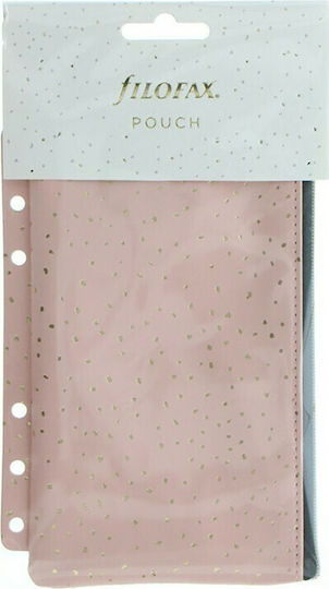 Filofax Φάκελος με Φερμουάρ για Χαρτί A4 Ροζ Organiser Confetti
