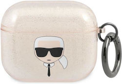 Karl Lagerfeld Karl`s Head Glitter Silicone Cas...