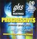 GHS Strings Progressives Σετ Χορδών Synthetic Core Ηλεκτρικής Κιθάρας 10 - 52" Thin-Thick