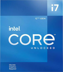 Intel Core i7-12700KF 2.7GHz Επεξεργαστής 12 Πυρήνων για Socket 1700 Tray