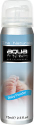 Aqua Car Air Freshener Spray The Naturals Baby Powder 75ml