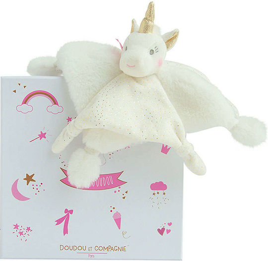 Doudou et Compagnie Πανάκι Μωρού La Licorne White-gold Λευκό
