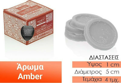 Fragrance Wax Melt with Fragrance Amber 1pcs