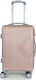 Playbags Cabin Travel Suitcase Hard Pink Gold w...