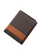 Leather Men's Wallet Classic with RFID Dark Brown