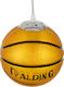 GloboStar Spalding Nba Einfaches Licht Kinderdeckenleuchte Deckenleuchte mit Fassung E27 Orange 18x18cm