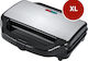 Telemax Ideakitchen XL Deli-Press Sandwich Maker pentru for 2 Sandwiches Sandvișuri 900W Inox