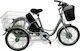 ICS Eb-Carrier 20" Silver Electric City Bike with 6 Gears