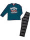 Minerva Kids' Pajamas Winter Petrol Speedway