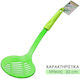 Shallow Plastic Colander Kitchen Spoon Green