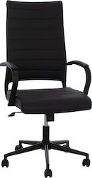 Superior Office Chair with Fixed Arms Μαύρη HomeMarkt