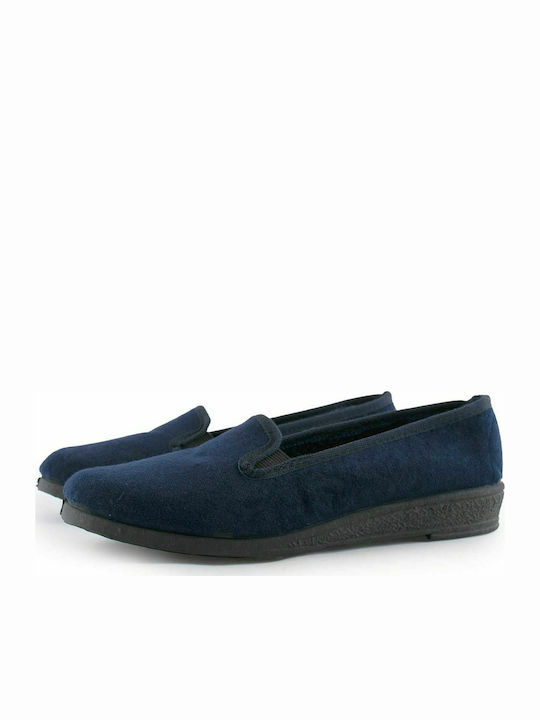 Basil 6 winter Closed-Back Women's Slippers In Navy Blue Colour