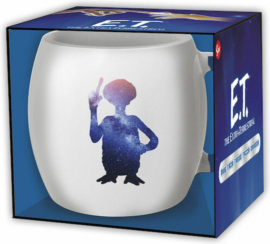 Stor E.T. Becher Keramik Weiß 385ml 04342