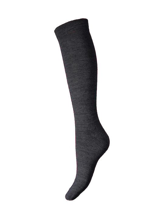 Walk Γυναικείες Μονόχρωμες Κάλτσες Anthracite