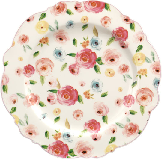 Cryspo Trio Primavera Πιάτο Ρηχό από Πορσελάνη με Διάμετρο 27cm Cryspo Trio Primavera Πιάτο Ρηχό από Πορσελάνη με Διάμετρο 27cm