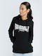 Lonsdale Flookburgh Women's Hooded Sweatshirt Black