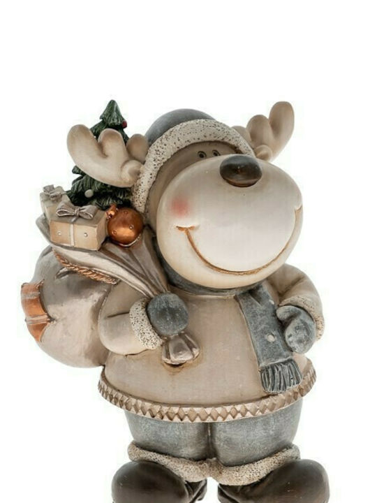Zen Collection Weihnachtliche Keramisch Figur Rentier Höhe 11cm