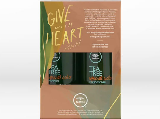 Paul Mitchell Tea Tree Special Color Protection Holiday Hair Care Set for Coloured Hair with Shampoo and Conditioner 2 Pieces