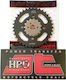 JT Sprockets Σετ Γρανάζια με Αλυσίδα Χρυσή (15-40-428OGB) για Honda Astrea Supra 100