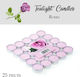 Scented Tealights Rose Pink 25pcs