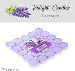 Scented Tealights Lavender Purple 25pcs