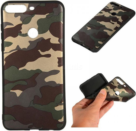 Forcell Moro Back Cover Silicon Kaki (Huawei Y5 2018 / Honor 7S)