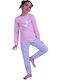 Biorganic Kids' Pajamas Winter Pink