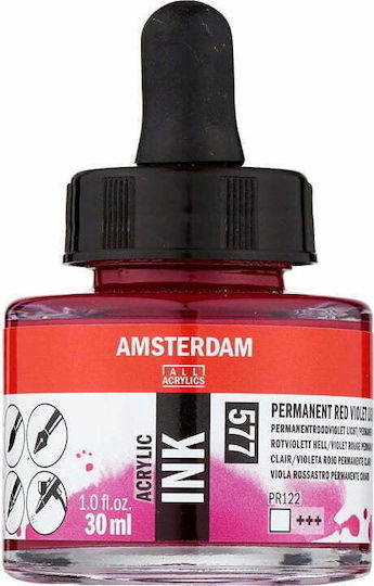 Royal Talens Amsterdam Acrylic Ink Set Culori Acrilice Pictură Red Violet Light 577 30ml 1buc