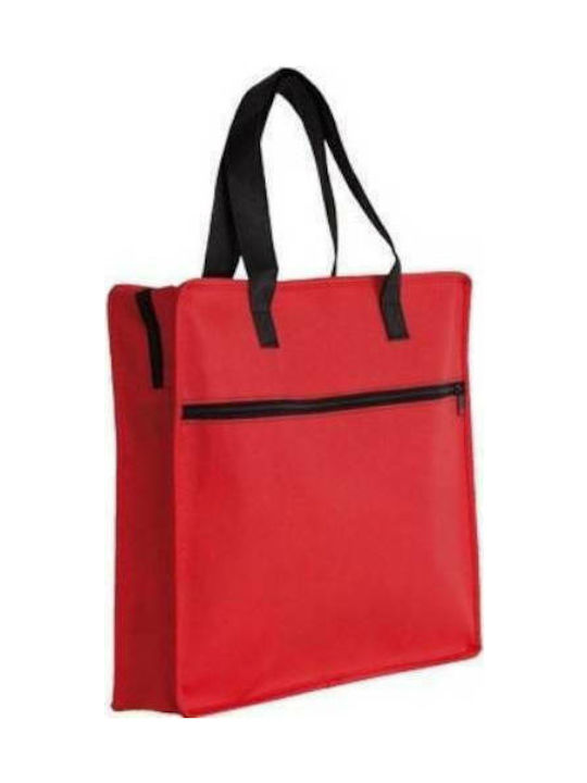 Ubag Harvard Premium Τσάντα για Ψώνια σε Κόκκινο χρώμα