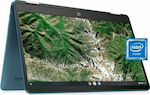 HP Chromebook x360 14a-ca0190wm 14" Touchscreen (Celeron Dual Core-N4020/4GB/64GB Flash Storage/Chrome OS) (US Keyboard)