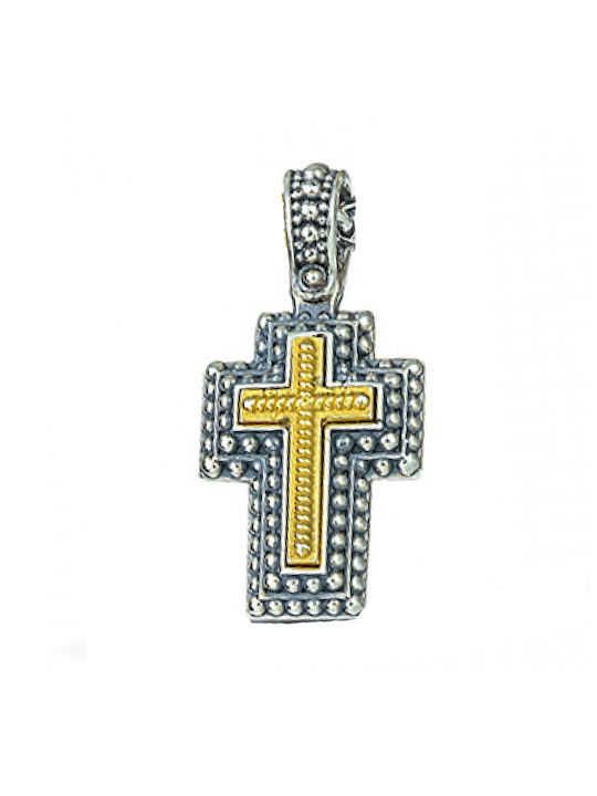 Dimitrios Exclusive Herren Kreuz aus Vergoldetem Silber