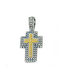 Dimitrios Exclusive Herren Kreuz aus Vergoldetem Silber